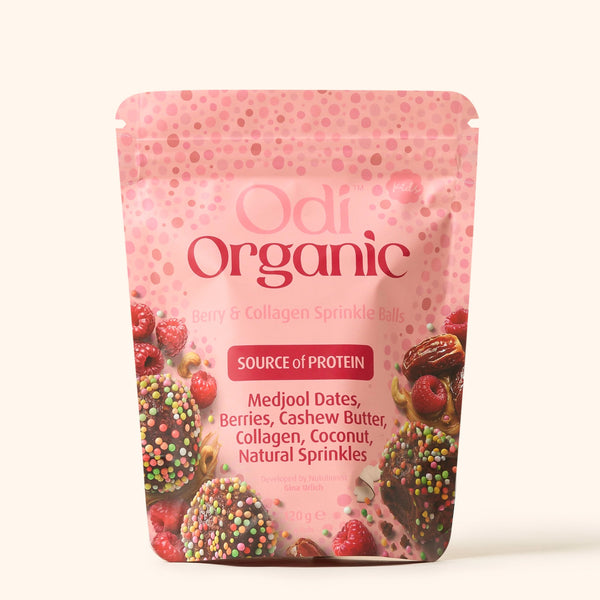 Organic Berry & Collagen Sprinkle Balls