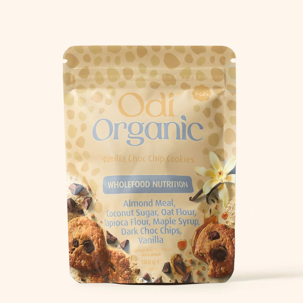 Organic Vanilla Choc Chip Cookies