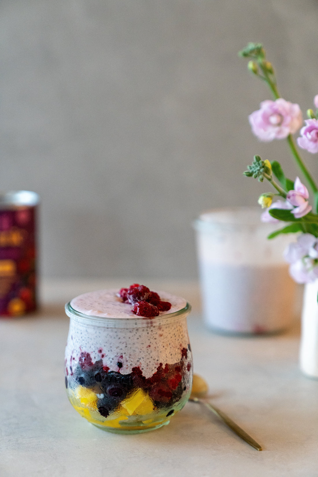 Raspberry Chia Pudding