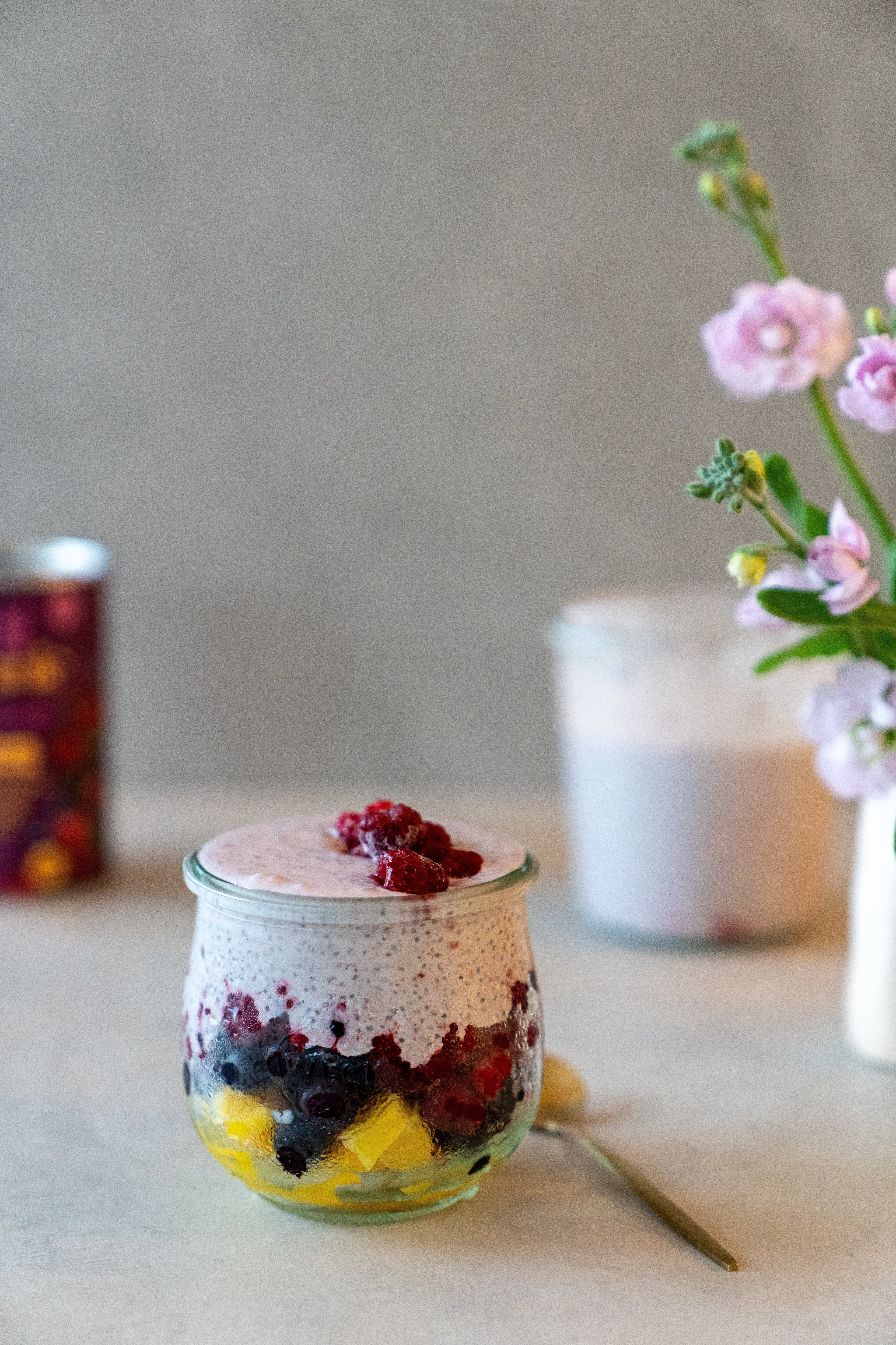 Raspberry Chia Pudding