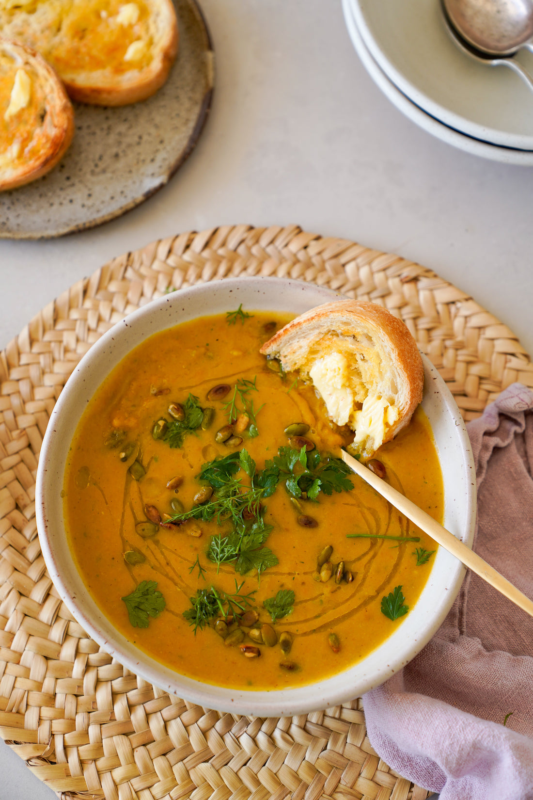 Boosted Pumpkin & Kūmara Soup