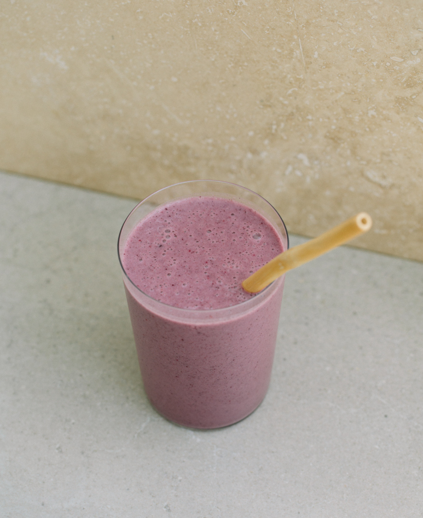 Odi summer berry smoothie for kids - blackcurrant and banana smoothie with Smoothie Booster