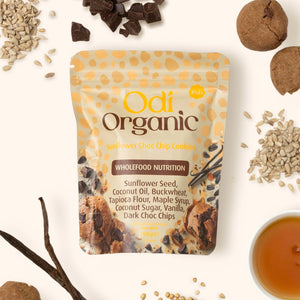 Organic Sunflower Choc Chip Cookies