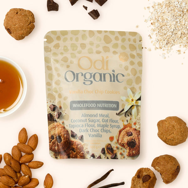 Organic Vanilla Choc Chip Cookies