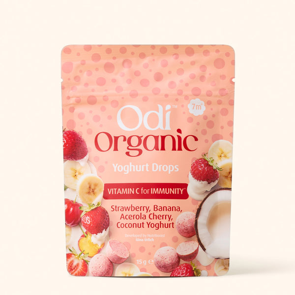 Odi Organic Yoghurt Drops Strawberry