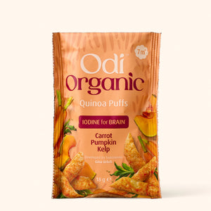 Organic Quinoa Puffs Carrot, Pumpkin & Kelp