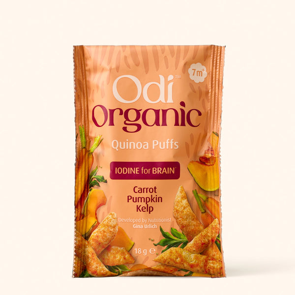 Organic Quinoa Puffs Carrot, Pumpkin & Kelp