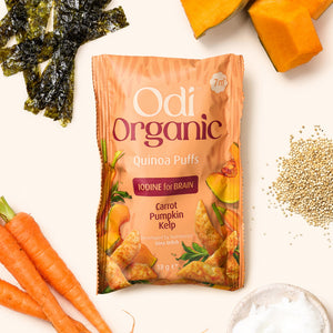Organic Quinoa Puffs Carrot, Pumpkin & Kelp