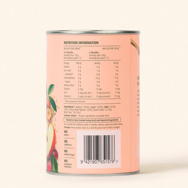 Organic Baby Cereal Tub